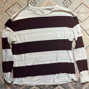 American Eagle Long Sleeve Striped Shirt